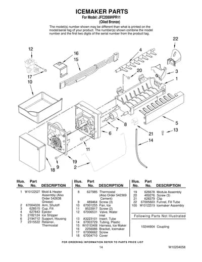 ICEMAKER PARTS