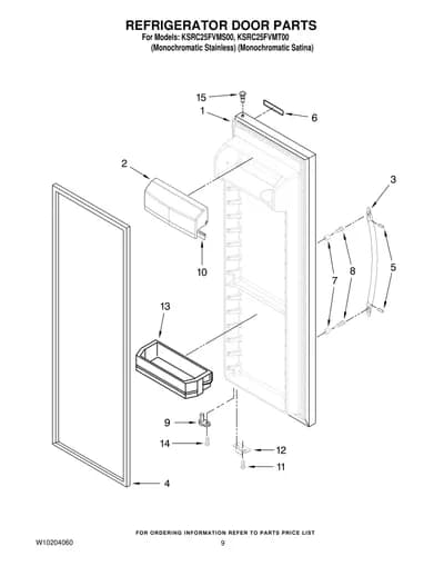 REFRIGERATOR DOOR PARTS