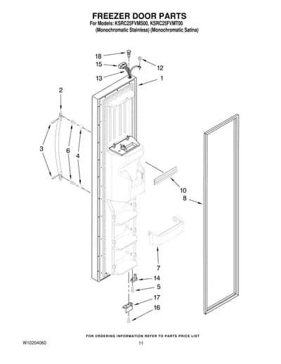 FREEZER DOOR PARTS