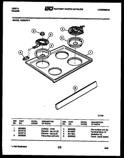 COOKTOP PARTS