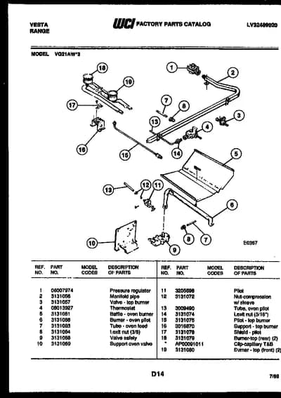 BURNER PARTS