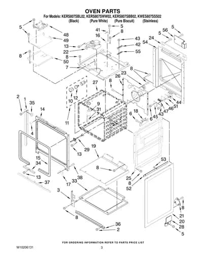 OVEN PARTS