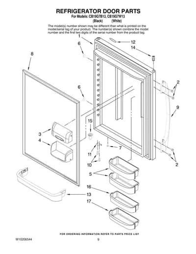 REFRIGERATOR DOOR PARTS