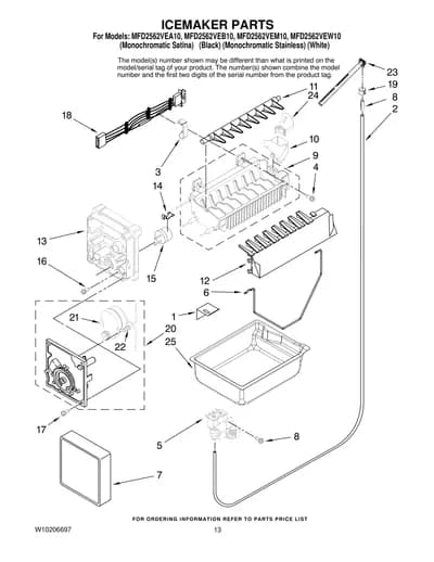 ICEMAKER PARTS