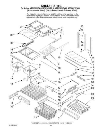 SHELF PARTS