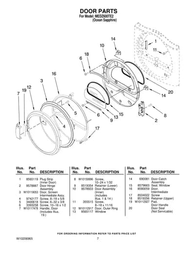 DOOR PARTS