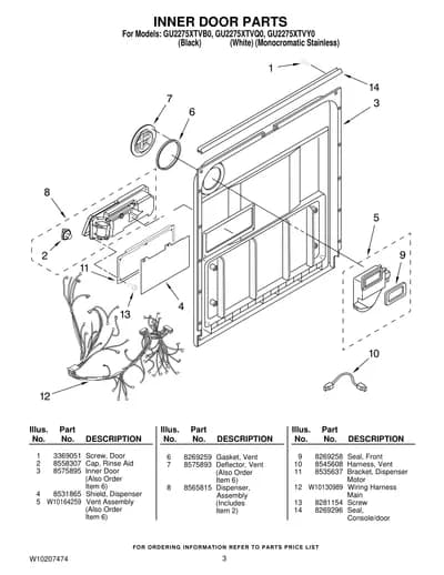 INNER DOOR PARTS