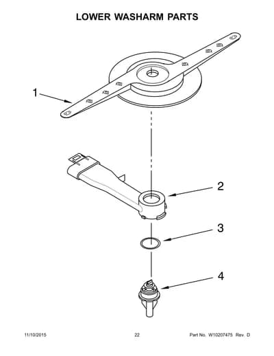 LOWER WASHARM PARTS