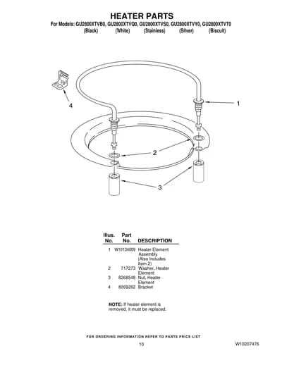 HEATER PARTS