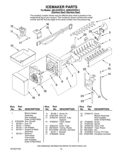 ICEMAKER PARTS