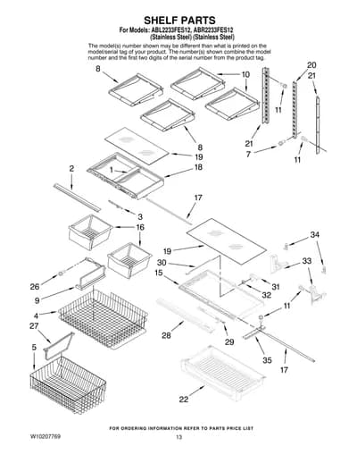 SHELF PARTS