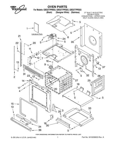 OVEN PARTS