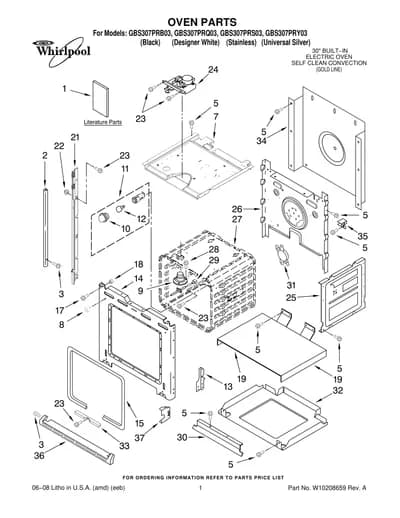 OVEN PARTS