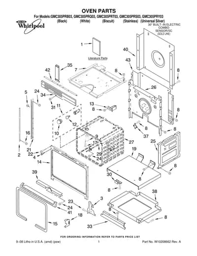 OVEN PARTS