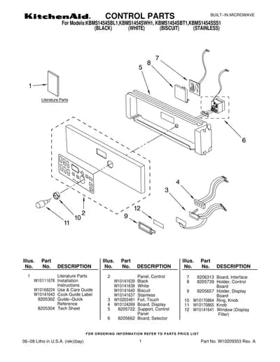 CONTROL PARTS