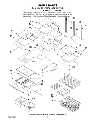 SHELF PARTS