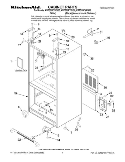 CABINET PARTS