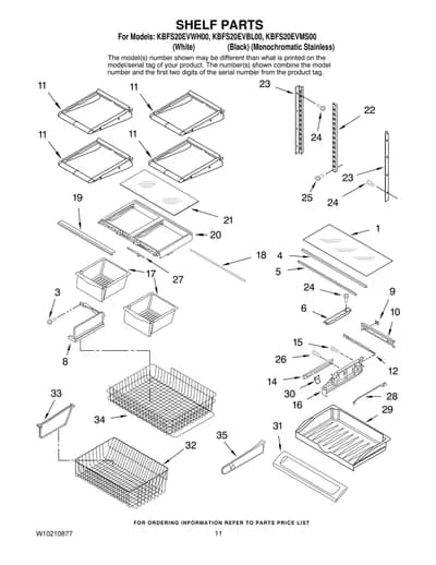 SHELF PARTS