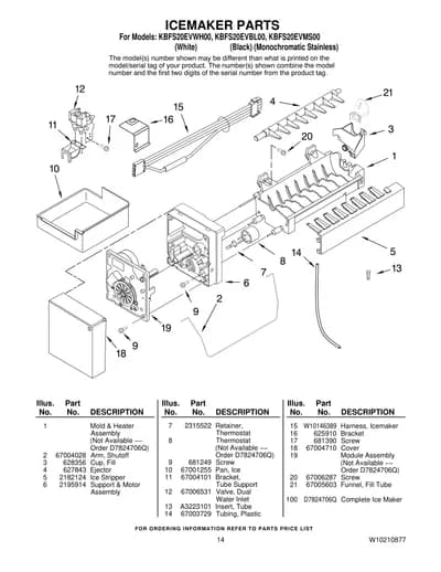 ICEMAKER PARTS