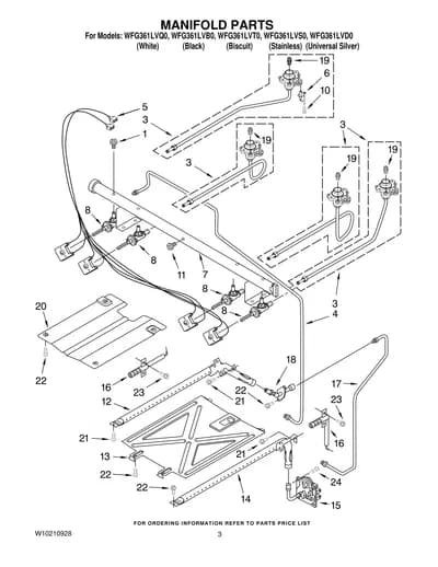 MANIFOLD PARTS