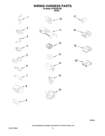 WIRING HARNESS PARTS
