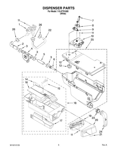 DISPENSER PARTS