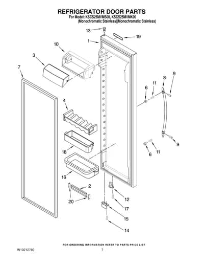 REFRIGERATOR DOOR PARTS