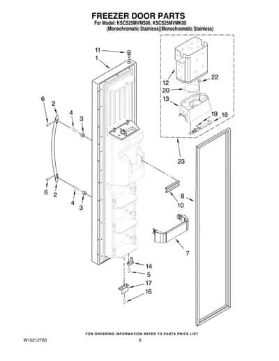 FREEZER DOOR PARTS