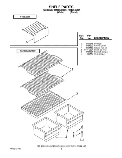 SHELF PARTS