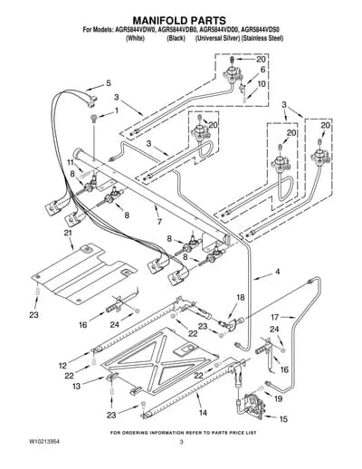 MANIFOLD PARTS