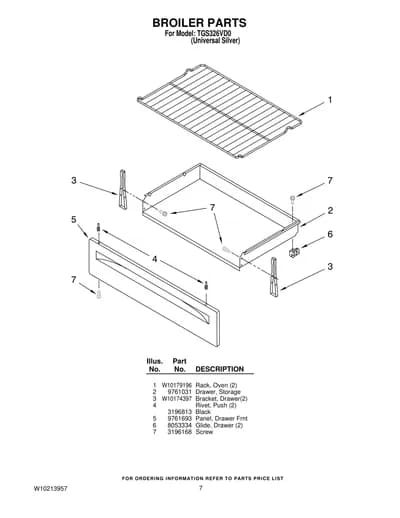 BROILER PARTS