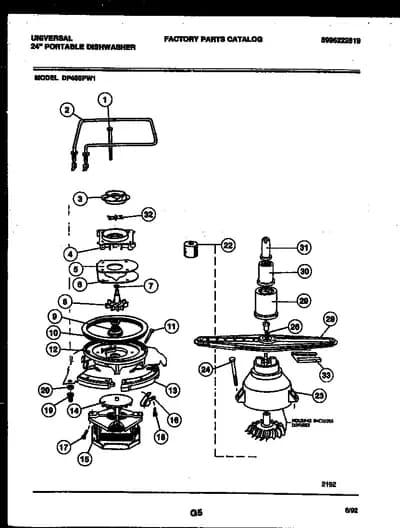 MOTOR PUMP PARTS