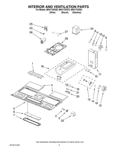 INTERIOR AND VENTILATION PARTS