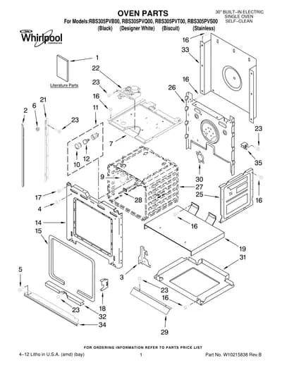 OVEN PARTS