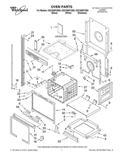 OVEN PARTS
