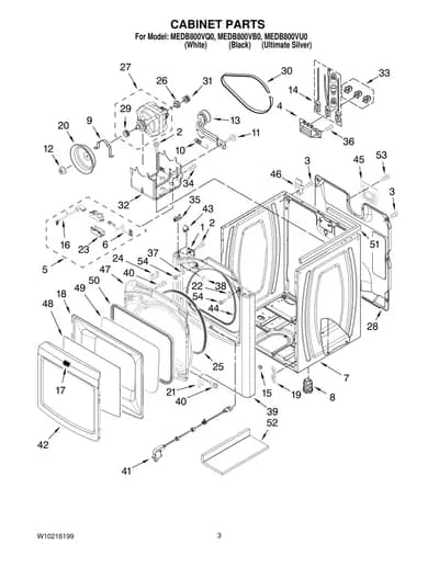 CABINET PARTS
