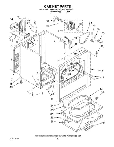 CABINET PARTS