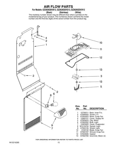 AIR FLOW PARTS