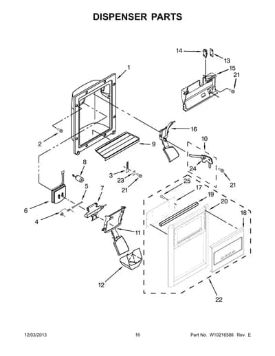 DISPENSER PARTS