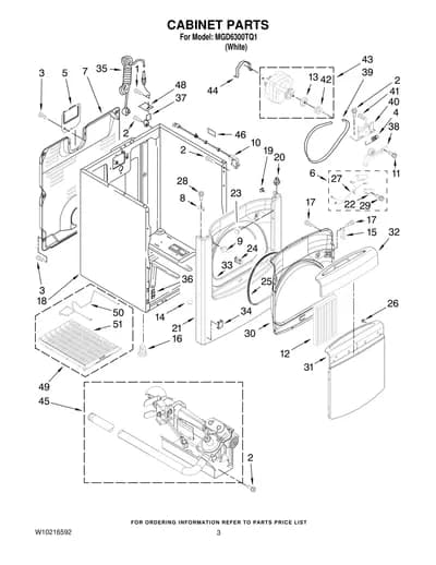 CABINET PARTS