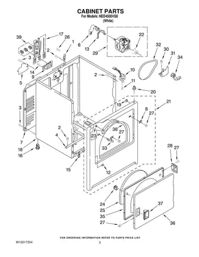 CABINET PARTS