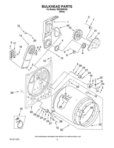 BULKHEAD PARTS