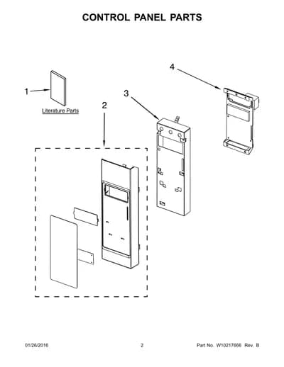 CONTROL PANEL PARTS