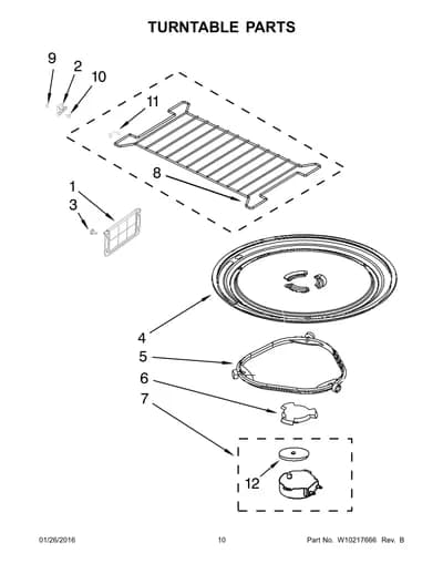 TURNTABLE PARTS