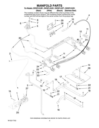 MANIFOLD PARTS