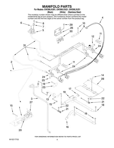MANIFOLD PARTS