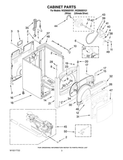 CABINET PARTS