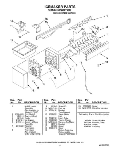ICEMAKER PARTS
