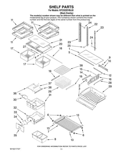SHELF PARTS