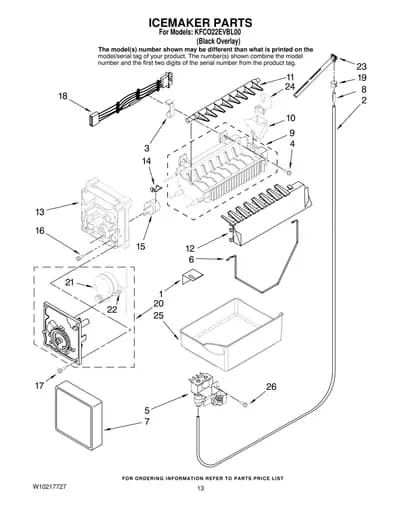 ICEMAKER PARTS